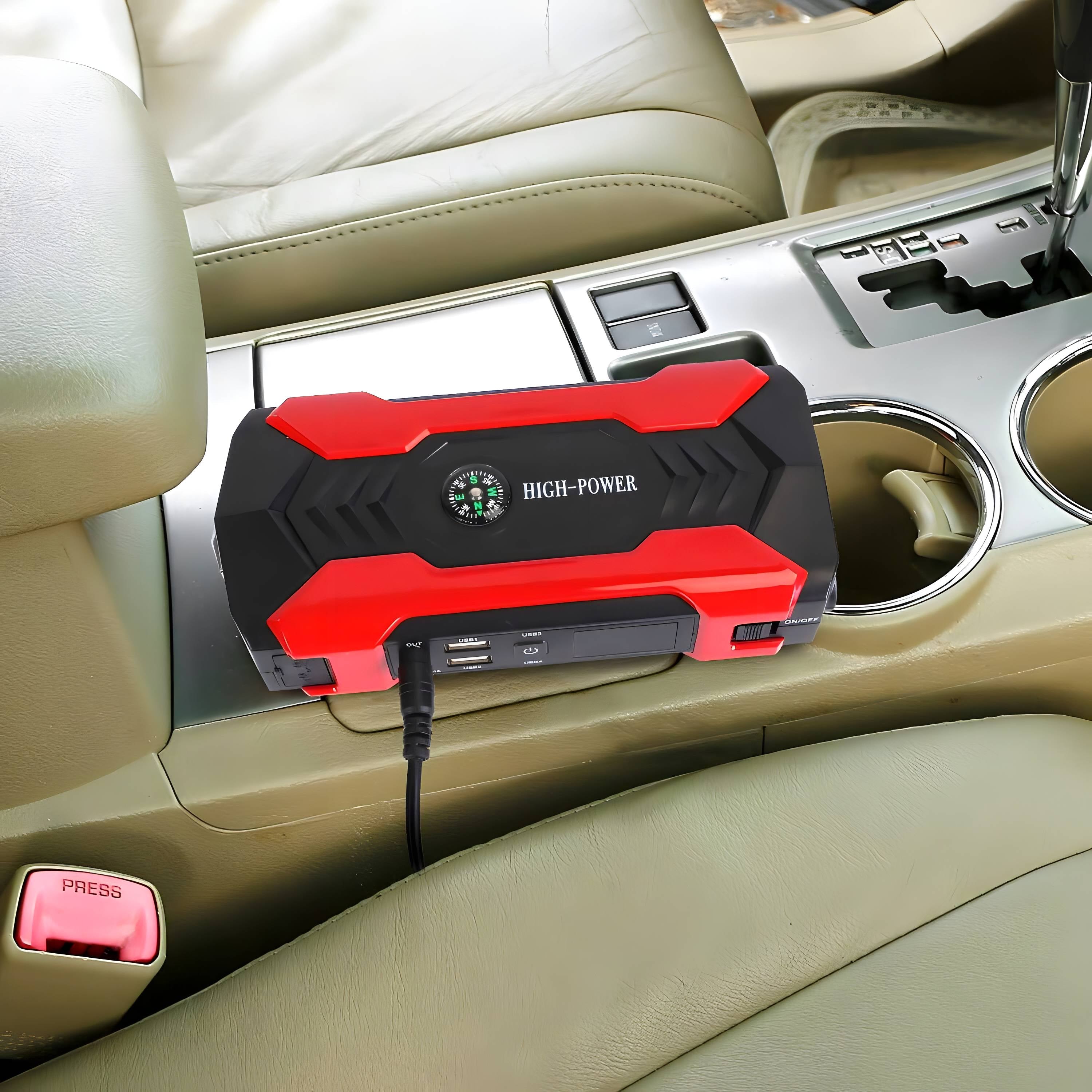 800A Portable Car Jump Starter - 28,000mAh Emergency Battery Booster